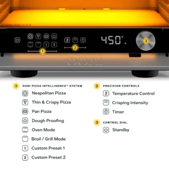 Ηλεκτρικός Φούρνος Πίτσας Volt 2 Σκούρο Γκρι Ooni 17