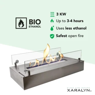 Xaralyn Burner L ΙΝΟΧ Καυστήρας Βιοαιθανόλης