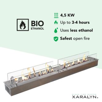 Xaralyn Burner XXL INOX Καυστήρας Βιοαιθανόλης