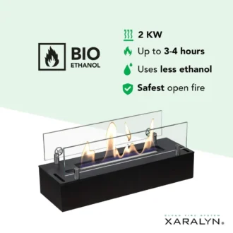 Xaralyn Burner S Black Καυστήρας Βιοαιθανόλης