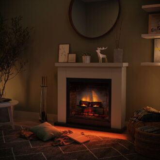 Ηλεκτρικό Τζάκι Μπεζ TAGU Frode PowerFlame 2