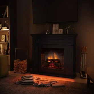 Ηλεκτρικό Τζάκι Μαύρο TAGU Larsen PowerFlame 2