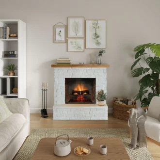 Alternative view of Ηλεκτρικό Τζάκι Λευκό TAGU Rolf PowerFlame 2