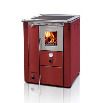 Senko C-20 ενεργειακή σόμπα ξύλου καλοριφέρ - Μπορντό