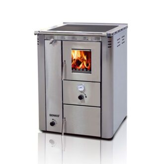 Senko C-20 ενεργειακή σόμπα ξύλου καλοριφέρ - Inox Mat