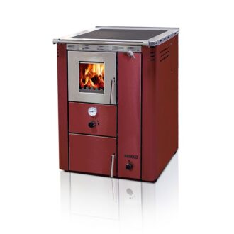 Senko C-30 ενεργειακή σόμπα ξύλου καλοριφέρ - Μπορντό