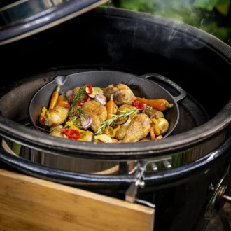 Μαντεμένιο τηγάνι με 2 λαβές 30cm (XL) - The Windmill