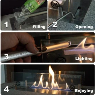 Xaralyn Burner S INOX Καυστήρας Βιοαιθανόλης8