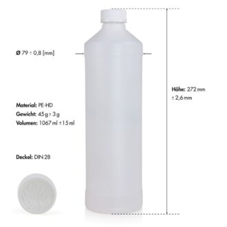 Βιοαιθανόλη 96.6% 1lt Hofer Chemie