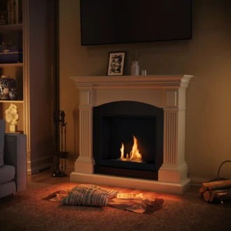 Τζάκι Βιοαιθανόλης TAGU Magna FreeFlame Λευκό