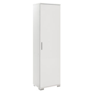 Alternative view of Ντουλάπι-στήλη Chad1 pakoworld λευκό gloss 45x32x169εκ