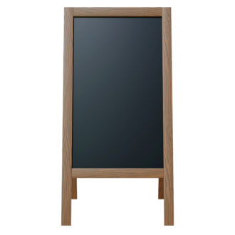 Alternative view of Stand μενού Felex pakoworld καρυδί-μαύρο 50x25x100εκ