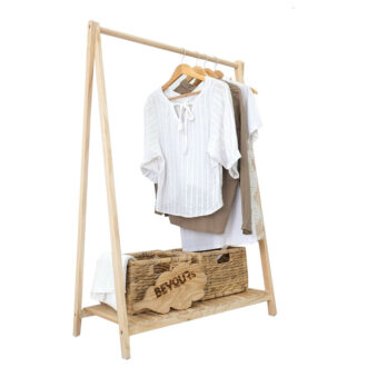 Alternative view of Έπιπλο εισόδου Leone pakoworld φυσικό 86x38x125εκ