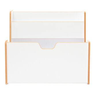 Alternative view of Ραφιέρα Crane pakoworld λευκό mdf 57x34x55εκ