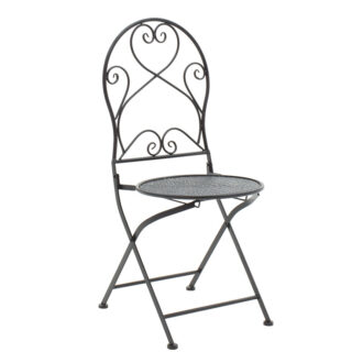 Alternative view of Τραπεζαρία Walen pakoworld σετ 3τεμ μέταλλο μαύρο