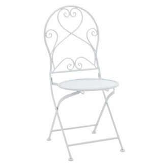 Alternative view of Τραπεζαρία Walen pakoworld σετ 3τεμ μέταλλο λευκό