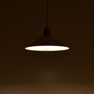 Alternative view of Φωτιστικό οροφής μονόφωτο PWL-0964 pakoworld Ε27 λευκό Φ30x14.5εκ