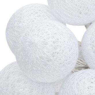 Alternative view of Διακοσμητικά λαμπάκια led Batoni pakoworld pvc σε λευκή απόχρωση Φ3.5x260εκ