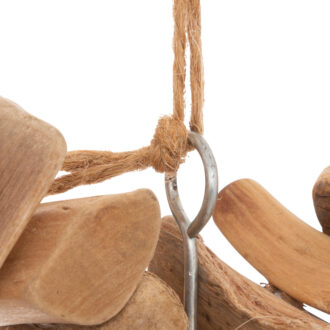 Alternative view of Διακοσμητικό τοίχου καρδιά Herea pakoworld σε φυσική απόχρωση 36x4.5x37εκ