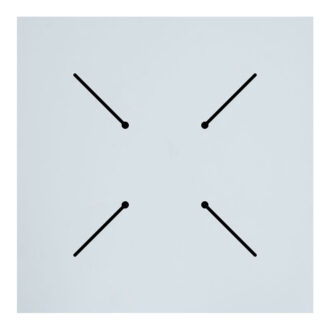 Alternative view of Επιφάνεια τραπεζιού Fervor pakoworld HPL ivory 70x70εκ πάχους 12mm