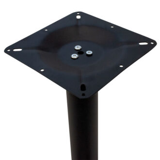 Alternative view of Βάση τραπεζιού bar μεσαίου ύψους Poise pakoworld μαντέμι τετράνυχη μαύρη 62x62x94εκ