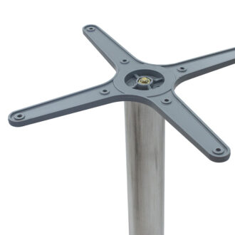 Alternative view of Βάση τραπεζιού bar μεσαίου ύψους Greet pakoworld αλουμινίου τρίνυχη 59x59x72εκ