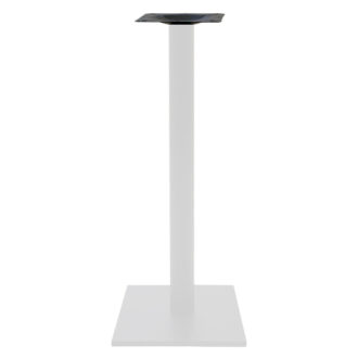 Alternative view of Βάση τραπεζιού bar Staid pakoworld μεταλλική λευκή-μαύρη 40x40x94εκ