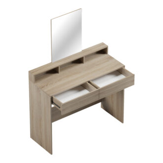 Alternative view of Τουαλέτα κρεβατοκάμαρας Frentsel pakoworld σε sonoma απόχρωση 100x40x140εκ