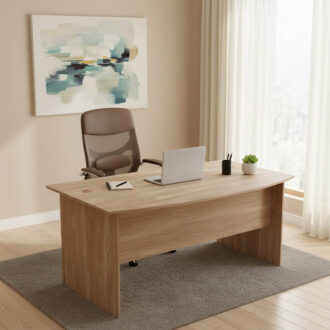 Alternative view of Γραφείο εργασίας Anze pakoworld φυσικό μελαμίνης 180x93.5x75εκ