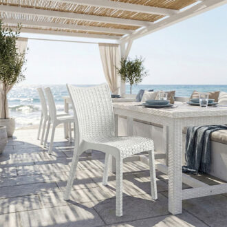 Alternative view of Καρέκλα Confident pakoworld PP λευκό