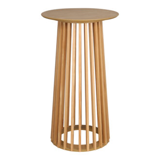 Τραπέζι μπαρ Domonic pakoworld mdf φυσικό Φ60x105εκ