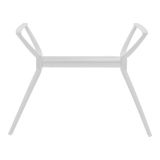 Alternative view of Βάση τραπεζιού Herno pakoworld λευκό pp 106x61x73εκ