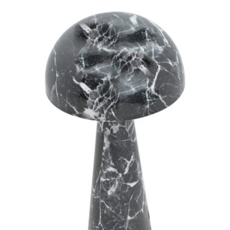 Alternative view of Φωτιστικό δαπέδου Flozer Inart Ε27 μαυρο μαρμάρου μέταλλο Φ36.5x79εκ