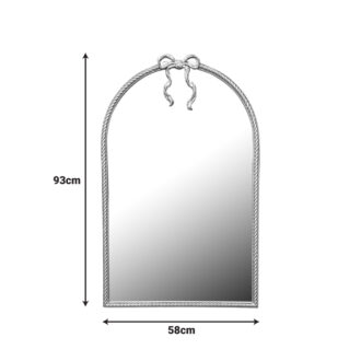 Alternative view of Καθρέπτης Frensia Inart μέταλλο σε χρυσή απόχρωση 58x3x93εκ