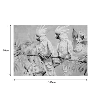 Alternative view of Πίνακας σε καμβά Parote Ι Inart 100x3x70εκ