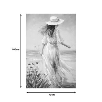 Alternative view of Πίνακας σε καμβά Avra Ι Inart 60x3x90εκ