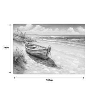 Alternative view of Πίνακας σε καμβά Boato Inart 100x3x70εκ