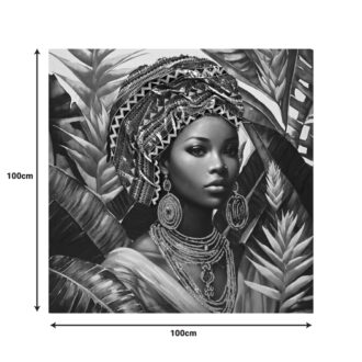 Alternative view of Πίνακας σε καμβά Gangalo 3D Inart 100x3x100εκ