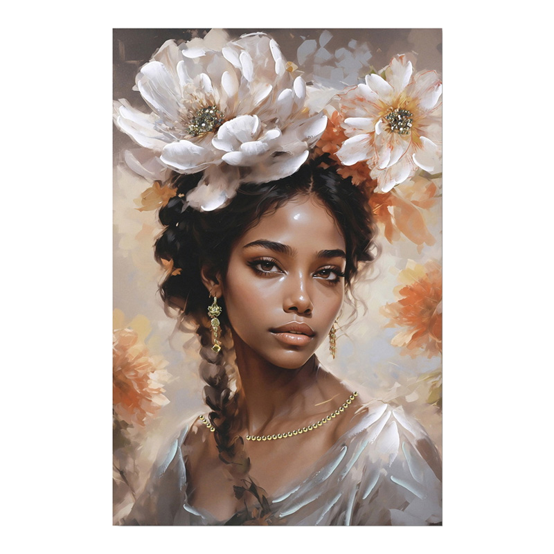 Πίνακας σε καμβά Lilibet 3D Inart 60x2.5x90εκ