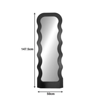 Alternative view of Καθρέπτης Spejo pakoworld λευκό PP 50x2.8x147.5εκ