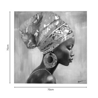 Alternative view of Πίνακας σε καμβά Mayo Inart 70x3x70εκ