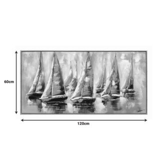 Alternative view of Πίνακας σε καμβά Yelkan Inart με πλαίσιο 120x3.5x60εκ