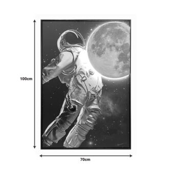 Alternative view of Πίνακας σε καμβά Mallo Ι 3D Inart με πλαίσιο 70x3.5x100εκ