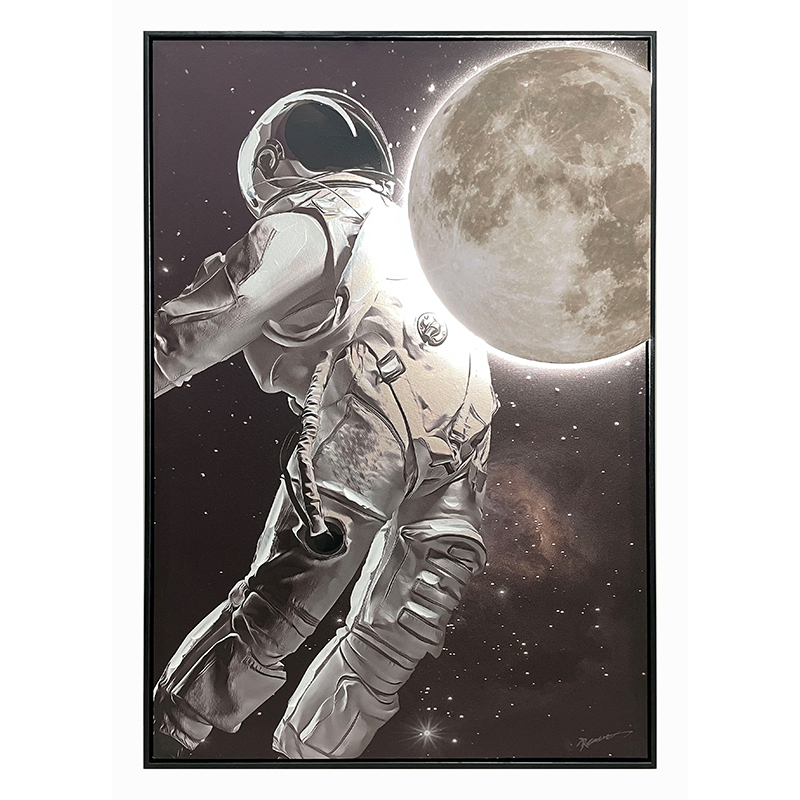 Πίνακας σε καμβά Mallo Ι 3D Inart με πλαίσιο 70x3.5x100εκ