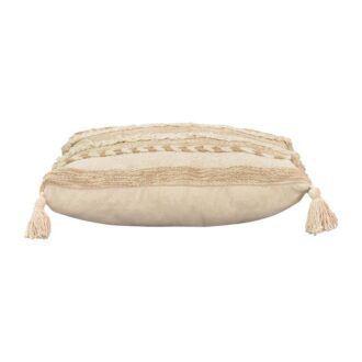 Alternative view of Μαξιλάρι Rozi Inart μπεζ ύφασμα 45x45x2.5εκ