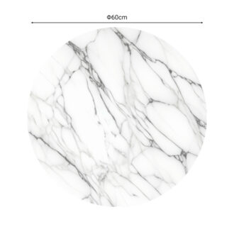 Alternative view of Επιφάνεια τραπεζιού Kailo pakoworld τ.Werzalit όψη μαρμάρου Φ60εκ