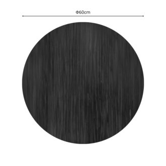 Alternative view of Επιφάνεια τραπεζιού Jedre pakoworld τ.Werzalit καρυδί Φ60εκ