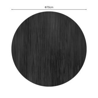 Alternative view of Επιφάνεια τραπεζιού Jedre pakoworld τ.Werzalit καρυδί Φ70εκ