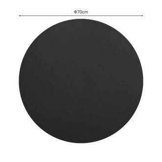 Alternative view of Επιφάνεια τραπεζιού Sensie pakoworld τ.Werzalit ανθρακί Φ70εκ