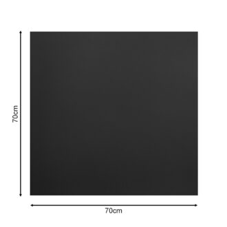 Alternative view of Επιφάνεια τραπεζιού Sensie pakoworld τ.Werzalit ανθρακί 70x70εκ